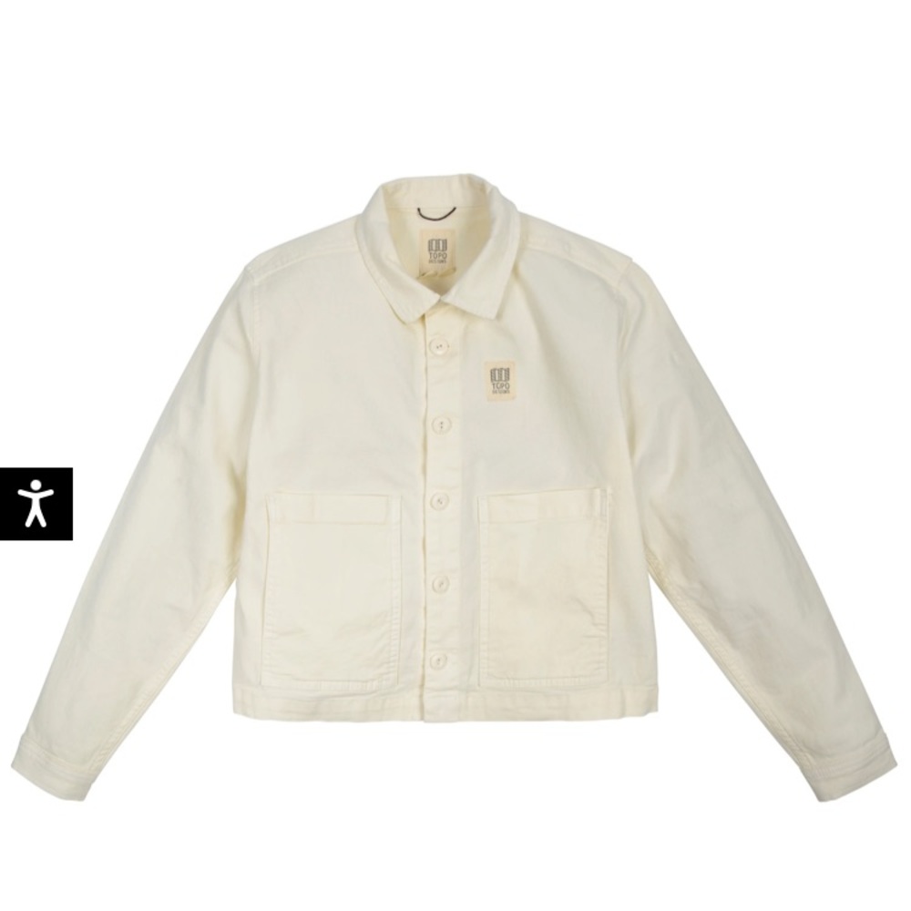 TOPO DESIGNS Women’s Dirt Jacket white